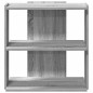 vidaXL Bücherregal 3 Böden Grau Sonoma 60x30x60 cm Holzwerkstoff vidaXL Bücherregal 3 Böden Grau Sonoma 60x30x60 cm Holzwerkstoff