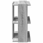 vidaXL Bücherregal 3 Böden Grau Sonoma 60x30x60 cm Holzwerkstoff vidaXL Bücherregal 3 Böden Grau Sonoma 60x30x60 cm Holzwerkstoff