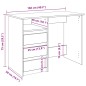 vidaXL Schreibtisch Altholz-Optik 102x50x75 cm Holzwerkstoff vidaXL Schreibtisch Altholz-Optik 102x50x75 cm Holzwerkstoff