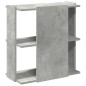 vidaXL Bücherregal 3 Böden Betongrau 60x30x60 cm Holzwerkstoff vidaXL Bücherregal 3 Böden Betongrau 60x30x60 cm Holzwerkstoff
