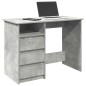 vidaXL Schreibtisch Betongrau 102x50x75 cm Holzwerkstoff vidaXL Schreibtisch Betongrau 102x50x75 cm Holzwerkstoff