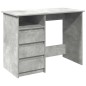 vidaXL Schreibtisch Betongrau 102x50x75 cm Holzwerkstoff vidaXL Schreibtisch Betongrau 102x50x75 cm Holzwerkstoff