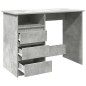 vidaXL Schreibtisch Betongrau 102x50x75 cm Holzwerkstoff vidaXL Schreibtisch Betongrau 102x50x75 cm Holzwerkstoff