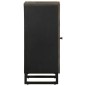 vidaXL Sideboard Schwarz 40x33x75 cm Massivholz Mango vidaXL Sideboard Schwarz 40x33x75 cm Massivholz Mango
