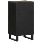 vidaXL Sideboard Schwarz 40x33x75 cm Massivholz Mango vidaXL Sideboard Schwarz 40x33x75 cm Massivholz Mango