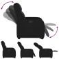 vidaXL Relaxsessel mit Aufstehhilfe Schwarz Stoff vidaXL Relaxsessel mit Aufstehhilfe Schwarz Stoff