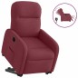 vidaXL Relaxsessel mit Aufstehhilfe Elektrisch Weinrot Stoff vidaXL Relaxsessel mit Aufstehhilfe Elektrisch Weinrot Stoff