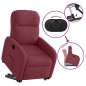 vidaXL Relaxsessel mit Aufstehhilfe Elektrisch Weinrot Stoff vidaXL Relaxsessel mit Aufstehhilfe Elektrisch Weinrot Stoff