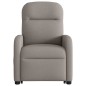 vidaXL Elektrischer Massagesessel mit Aufstehhilfe Taupe Stoff vidaXL Elektrischer Massagesessel mit Aufstehhilfe Taupe Stoff