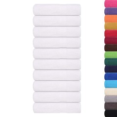 vidaXL Badetücher 10 Stk. Weiß 100x150 cm 360 g/m² 100% Baumwolle