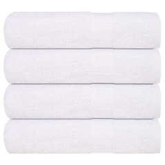 vidaXL Handtücher 4 Stk. Weiß 50x100 cm 360 g/m² 100% Baumwolle