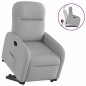 vidaXL Relaxsessel mit Aufstehhilfe Wolkengrau Stoff vidaXL Relaxsessel mit Aufstehhilfe Wolkengrau Stoff