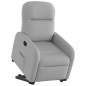 vidaXL Relaxsessel mit Aufstehhilfe Wolkengrau Stoff vidaXL Relaxsessel mit Aufstehhilfe Wolkengrau Stoff