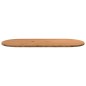 vidaXL Tischplatte Hellbraun 240x100x4 cm Massivholz Eiche Oval vidaXL Tischplatte Hellbraun 240x100x4 cm Massivholz Eiche Oval