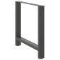 vidaXL Couchtischbeine Anthrazit 2 Stk. 70x(72-73) cm Stahl vidaXL Couchtischbeine Anthrazit 2 Stk. 70x(72-73) cm Stahl