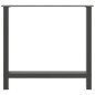 vidaXL Couchtischbeine Anthrazit 2 Stk. 70x(72-73) cm Stahl vidaXL Couchtischbeine Anthrazit 2 Stk. 70x(72-73) cm Stahl