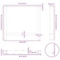 vidaXL Couchtischbeine Anthrazit 2 Stk. 70x(72-73) cm Stahl vidaXL Couchtischbeine Anthrazit 2 Stk. 70x(72-73) cm Stahl