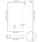 vidaXL Couchtischbeine Naturstahl 2 Stk. 50x(90-91) cm Stahl vidaXL Couchtischbeine Naturstahl 2 Stk. 50x(90-91) cm Stahl
