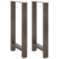vidaXL Couchtischbeine Naturstahl 2 Stk. 40x(90-91) cm Stahl vidaXL Couchtischbeine Naturstahl 2 Stk. 40x(90-91) cm Stahl