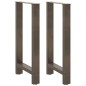 vidaXL Couchtischbeine Naturstahl 2 Stk. 40x(90-91) cm Stahl vidaXL Couchtischbeine Naturstahl 2 Stk. 40x(90-91) cm Stahl