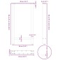 vidaXL Couchtischbeine Naturstahl 2 Stk. 40x(90-91) cm Stahl vidaXL Couchtischbeine Naturstahl 2 Stk. 40x(90-91) cm Stahl