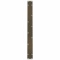 vidaXL Couchtischbeine Naturstahl 2 Stk. 90x(72-73) cm Stahl