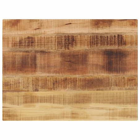 vidaXL Tischplatte 80x70x1,5 cm Rechteckig Raues Massivholz Mango