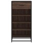 vidaXL Schuhregal Braun Eichen-Optik 48x38x97,5 cm Holzwerkstoff vidaXL Schuhregal Braun Eichen-Optik 48x38x97,5 cm Holzwerkstoff
