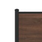 vidaXL Metallbett ohne Matratze Braun Eichen-Optik 140x190 cm vidaXL Metallbett ohne Matratze Braun Eichen-Optik 140x190 cm