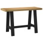 vidaXL Schreibtisch NOAIN A-Form-Beine 120x50x75 cm Massivholz Kiefer vidaXL Schreibtisch NOAIN A-Form-Beine 120x50x75 cm Massivholz Kiefer