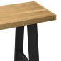 vidaXL Schreibtisch NOAIN A-Form-Beine 120x50x75 cm Massivholz Kiefer vidaXL Schreibtisch NOAIN A-Form-Beine 120x50x75 cm Massivholz Kiefer