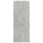 vidaXL Bücherregal 2 Fächer Betongrau 80x30x76,5 cm Holzwerkstoff vidaXL Bücherregal 2 Fächer Betongrau 80x30x76,5 cm Holzwerkstoff