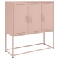 vidaXL Highboard Rosa 100,5x39x107 cm Stahl vidaXL Highboard Rosa 100,5x39x107 cm Stahl