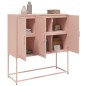 vidaXL Highboard Rosa 100,5x39x107 cm Stahl vidaXL Highboard Rosa 100,5x39x107 cm Stahl