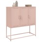 vidaXL Highboard Rosa 100,5x39x107 cm Stahl vidaXL Highboard Rosa 100,5x39x107 cm Stahl