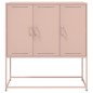 vidaXL Highboard Rosa 100,5x39x107 cm Stahl vidaXL Highboard Rosa 100,5x39x107 cm Stahl