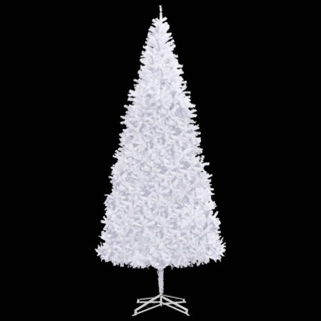 Künstlicher Weihnachtsbaum mit LEDs & Kugeln 500 cm Weiß