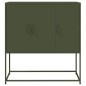 vidaXL Sideboard Olivgrün 100,5x39x107 cm Stahl vidaXL Sideboard Olivgrün 100,5x39x107 cm Stahl