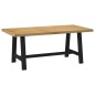 vidaXL Esstisch NOAIN A-Form-Beine 180x90x75 cm Massivholz Kiefer vidaXL Esstisch NOAIN A-Form-Beine 180x90x75 cm Massivholz Kiefer