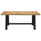 vidaXL Esstisch NOAIN A-Form-Beine 180x90x75 cm Massivholz Kiefer vidaXL Esstisch NOAIN A-Form-Beine 180x90x75 cm Massivholz Kiefer