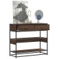 vidaXL Konsolentisch Braun Eichen-Optik 90x35x80 cm Holzwerkstoff vidaXL Konsolentisch Braun Eichen-Optik 90x35x80 cm Holzwerkstoff