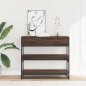 vidaXL Konsolentisch Braun Eichen-Optik 90x35x80 cm Holzwerkstoff vidaXL Konsolentisch Braun Eichen-Optik 90x35x80 cm Holzwerkstoff