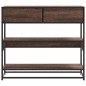 vidaXL Konsolentisch Braun Eichen-Optik 90x35x80 cm Holzwerkstoff vidaXL Konsolentisch Braun Eichen-Optik 90x35x80 cm Holzwerkstoff