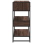 vidaXL Konsolentisch Braun Eichen-Optik 90x35x80 cm Holzwerkstoff vidaXL Konsolentisch Braun Eichen-Optik 90x35x80 cm Holzwerkstoff