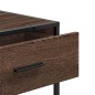 vidaXL Konsolentisch Braun Eichen-Optik 90x35x80 cm Holzwerkstoff vidaXL Konsolentisch Braun Eichen-Optik 90x35x80 cm Holzwerkstoff