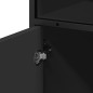 vidaXL Badschrank Schwarz 35x37,5x100 cm Holzwerkstoff vidaXL Badschrank Schwarz 35x37,5x100 cm Holzwerkstoff