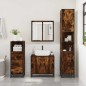 vidaXL Badschrank Räuchereiche 35x37,5x100 cm Holzwerkstoff vidaXL Badschrank Räuchereiche 35x37,5x100 cm Holzwerkstoff