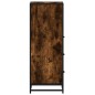 vidaXL Badschrank Räuchereiche 35x37,5x100 cm Holzwerkstoff vidaXL Badschrank Räuchereiche 35x37,5x100 cm Holzwerkstoff
