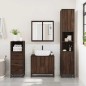 vidaXL Badschrank Braun Eichen-Optik 35x37,5x100 cm Holzwerkstoff vidaXL Badschrank Braun Eichen-Optik 35x37,5x100 cm Holzwerkstoff