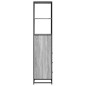 vidaXL Badschrank Grau Sonoma 35x37,5x166 cm Holzwerkstoff vidaXL Badschrank Grau Sonoma 35x37,5x166 cm Holzwerkstoff